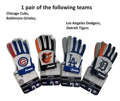 Franklin Youth Batting Gloves, Medium - Image 1 of 4