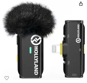 Hollyland Lark C1 Wireless Lavalier Microphone for iPhone, Plug &Play, Solo Kit - Picture 1 of 1