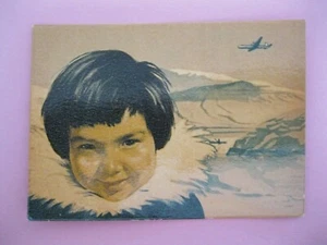 VINTAGE SAS SCANDINAVIAN AIRLINES POSTKARTE ~ UNBENUTZT - Bild 1 von 2