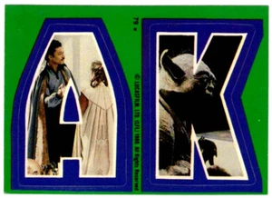 1980 pegatina Topps Empire Strikes Back S. 3 # 79 A & K - Lando/Yoda (ex-mt) A - Imagen 1 de 2