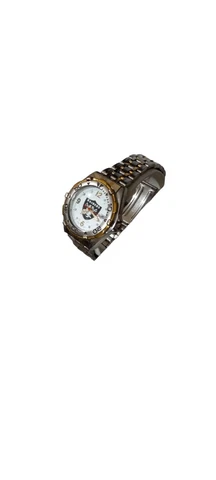 Raiders NFL Mens Watch GAME TIME Stainless Steel WORKING /no back/ parts RAIDERS Cover
