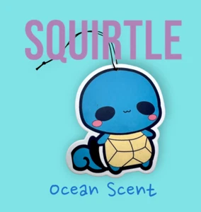 Pokemon Squirtle Adorable Car Home Office Hanging Air Freshener(Ocean Scent) - Picture 1 of 1