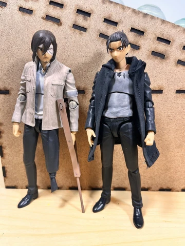 Eren Yeager Marley Infiltrater Attack On Titan Figure Custom Cover