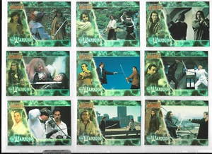 Komplettes Highlander - 9-Karten The Warrior Chase Set #Q1-Q9 *Oberflächenschäden* - Bild 1 von 2