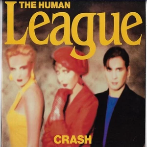HUMAN LEAGUE crash U.S. A&M LP SP-5129_ORIGINAL 1986 GATEFOLD COVER - Picture 1 of 5