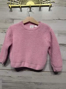 Girls Preowned Size 3-4 Zara Pink Sweater - Play Condition** - Picture 1 of 4