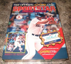 Mike Greenwell Boston Red Sox - SIGNA-CHIP SPORTSTAR jigsaw puzzle - NEW NIB - Picture 1 of 1