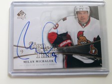 2011-12 SP AUTHENTIC- SIGN OF THE TIMES-MILAN MICHALEK-OTTAWA SENATORS