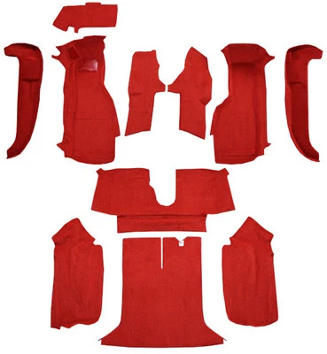 Alfombra de repuesto Chevrolet Corvette 1994-1996 cupé con almohadilla sin paneles de puerta Foto 1 de 4