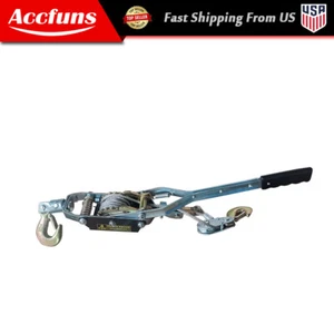 Heavy Duty Hand Power Cable Puller 4 Ton Rachet Dual Gear Power Puller - Picture 1 of 7