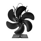 Stove Fan Heat Powered No Electricity NoiseFree Heat Circulation Fireplace Fan