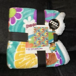Scooby Doo SHERPA 46”x60” Throw Groovy Dawg - Picture 1 of 3