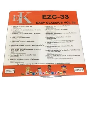  Easy Karaoke Easy Classics EZC 33 No Cover - Image 1 of 3
