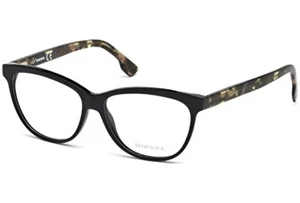 Nuevas gafas diésel - DL5188 001 - marco negro brillante (talla 53-13-140) - Imagen 1 de 6