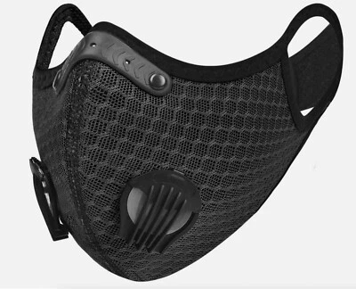 Workout Face Masks with Valves Ventilated Sports Elevation Masks UNISEX - Image 1 of 4