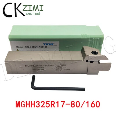 MGHH325R17-80/160 Spring Steel Groove Cutter End Face Grooving Tools,For MGMN300 - Image 1 of 4