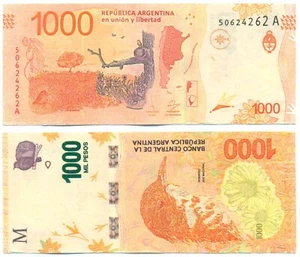 ARGENTINA NOTE 1000 PESOS (2018) COUNTERFEIT SUFFIX A P 366 AXF - Picture 1 of 1