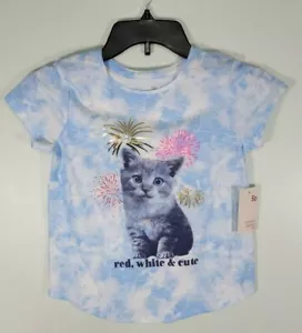Girls Size small SO® Americana Graphic Tee ~TOO CUTE~ - Picture 1 of 4