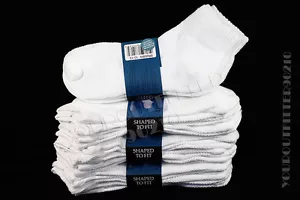 9-11 10-13 Calidad Atlética Cojín Blanco Agarre Calcetines Deportivos 6 12 Pares - Imagen 1 de 2