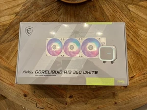 MSI MAG Coreliquid A13 360 biały chłodzenie cieczą RGB LGA 1700 / 1851 AM4 / AM5 - Zdjęcie 1 z 1