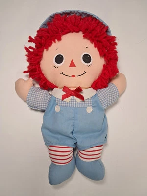 De colección. Muñeca de trapo de peluche Raggedy Ann (Andy) 1989 9,5" Playskool Foto 1 de 2