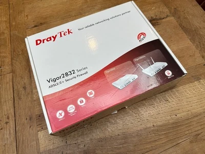 DrayTek Vigor 2832n ADSL2+ Gigabit VPN Router – Boxed, Excellent Condition - Image 1 of 4