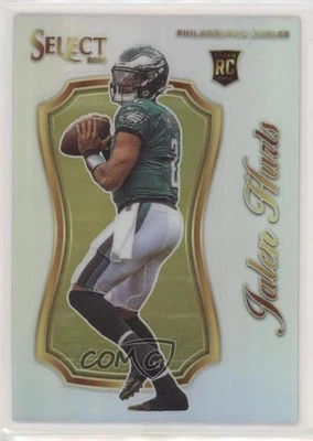 2020 Panini Select Select Certified Rookies Silver Prizm Jalen Hurts #SCR-22 RC - Image 1 of 2