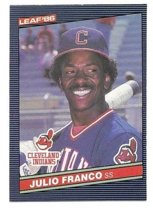 JULIO FRANCO 1986 BLATTKARTE NEAR MINT CONDITION - Bild 1 von 2