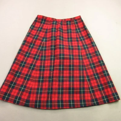 Pendleton Skirt Womens 16 Lightweight Outdoors Pockets Wool Lightweight Plaid - Image 1 of 4