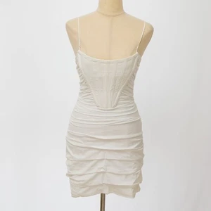 Alexander Wang White Corset Strappy Dress - Picture 1 of 4