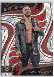Panini Revolution WWE 2023 Fractal Parallel #77 Austin Theory - Imagen 1 de 2