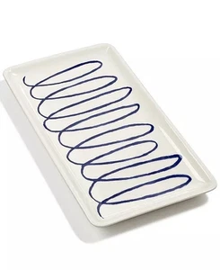 Spade New York Charlotte Street Blue Swirl Ceramic Trinket Tray - Picture 1 of 4