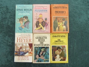 LOT 6 PB STANDALONE NOVELS BY GEORGETTE HEYER: POWDER AND PATCH; MASQUERADERS ++ - Imagen 1 de 4
