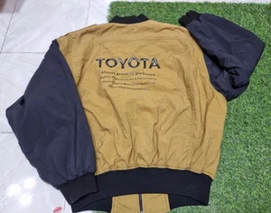 Vintage Toyota Techno TRD JDM Motor Sport Racing Racing Team Jacket Bomber XL - Picture 1 of 24