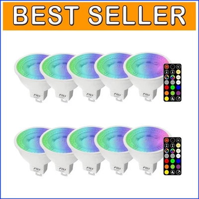 Versatile MR16 RGB Dimmable Light Bulbs - 30 Colors, Timer, Remote Control - Image 1 of 4