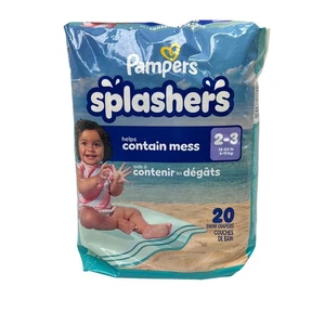Pampers Splashers Schwimmwindeln Größe 2-3 13-24 Teiche 20 Stück Neu ungeöffnet - Bild 1 von 2