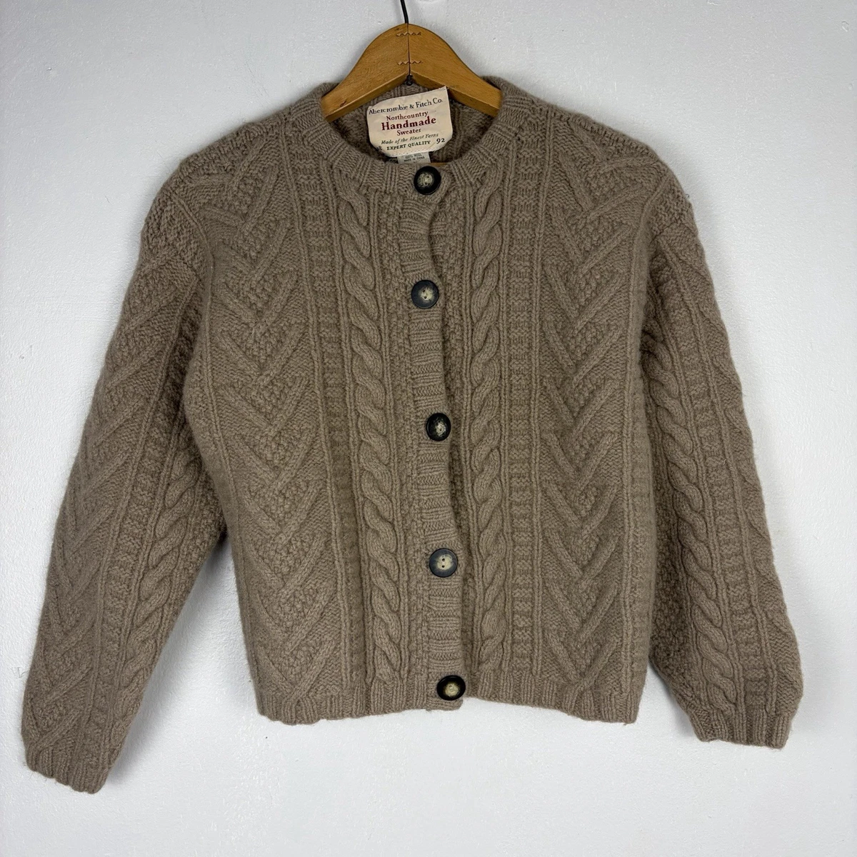 トップス 80s 90s ITALY cotton cable cardigan EURO 80s 90s ITALY cotton cable knit cardigan EURO