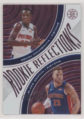 2019 Illusions Rookie Reflections Pink /25 Blake Griffin Sekou Doumbouya #7 RC - Image 1 of 2