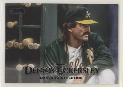 2019 Topps Stadium Club Black Foil Dennis Eckersley #174 HOF - Image 1 of 2