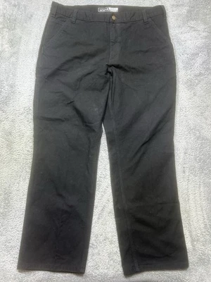 Pantalones Carhartt Para Hombre 40x32 Negro Trabajo Carpintero Resistente Flex Relajado 103279 NEGRO Foto 1 de 4