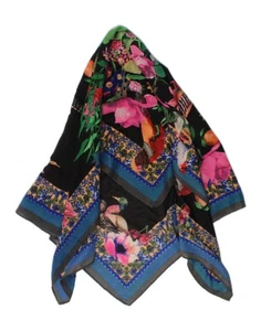 DESIGUAL Mujer Bufanda Cuadrada Talla Única Multicolor Floral F206 - Imagen 1 de 3