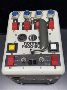 VINTAGE NORMAN ENTERPRISES P500-ALM STROBE LIGHT POWER PACK STAGE CONCERT SYSTEM - Picture 1 of 14