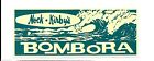'BOMBORA SURFBOARDS NOCK & KIRBYS' RETRO Sticker Decal 1960s LONGBOARD SURFING