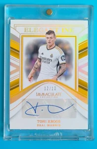2023-24 Immaculate Real Madrid Toni Kroos Elegant Ink  Auto 2/10 - Picture 1 of 2