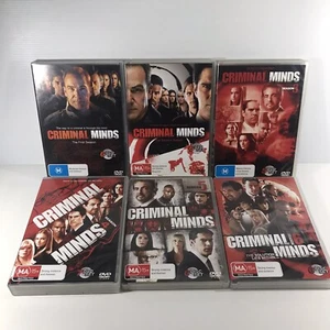 Criminal Minds Seasons 1 2 3 4 5 6 DVD Bundle Lot Region 4 PAL Television Drama - Picture 1 of 21