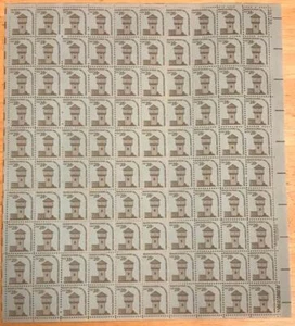 Scott #1604 US stamp 1978 28c Fort Nisqually Americana Series sheet 100 - Picture 1 of 1