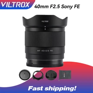 Viltrox 40mm F2.5 Full Frame Auto Focus Lens for Sony FE Mount zve10 a6400 a7m3 - Picture 1 of 7