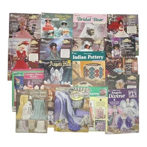 18 Needlecraft Booklet Books Craft Pattern Ladies Of Fashion, Afghan And More - Picture 1 of 7