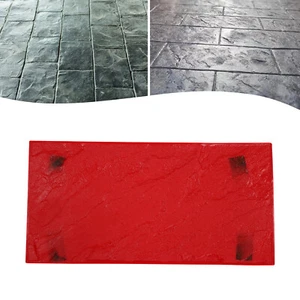 Rectangular Polyurethane Stone Tile Texture Concrete Texture Mat Roads Stamp Mat - Picture 1 of 15