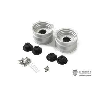 LESU Metal Rear Wheel Hub for 1:14 Hydraulic Aoue 64MM RC Backhole Wheel Loader - Picture 1 of 5